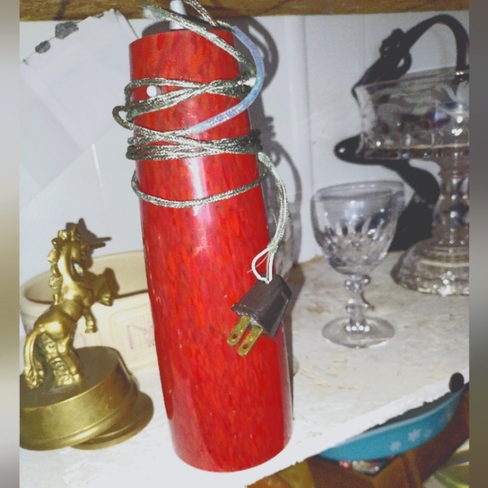 Mid century Murano or Murano type hanging pendant light/ lamp
